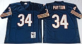 Men's Chicago Bears #34 Walter Payton Navy 1985 Throwback Jersey,baseball caps,new era cap wholesale,wholesale hats
