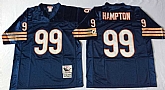 Men's Chicago Bears #99 Dan Hampton Navy 1985 Throwback Jersey,baseball caps,new era cap wholesale,wholesale hats