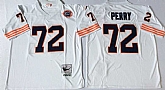 Men's Chicago Bears #72 William Perry White Throwback Stitched Football Jersey,baseball caps,new era cap wholesale,wholesale hats