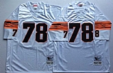 Men's Cincinnati Bengals #78 Anthony Munoz White Throwback Stitched Football Jersey,baseball caps,new era cap wholesale,wholesale hats