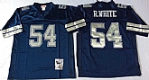 Men's Dallas Cowboys #54 Randy White Navy Throwback Stitched Football Jersey,baseball caps,new era cap wholesale,wholesale hats