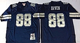 Men's Dallas Cowboys #88 Michael Irvin Navy Throwback Stitched Football Jersey,baseball caps,new era cap wholesale,wholesale hats