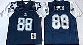 Men's Dallas Cowboys #88 Michael Irvin Navy Thanksgiving Throwback Stitched Football Jersey,baseball caps,new era cap wholesale,wholesale hats