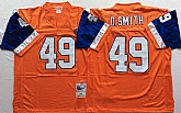 Men's Denver Broncos #49 Dennis Smith Orange Throwback Stitched Football Jersey,baseball caps,new era cap wholesale,wholesale hats