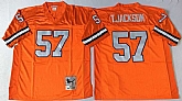 Men's Denver Broncos #57 Tom Jackson Orange Throwback Stitched Football Jersey,baseball caps,new era cap wholesale,wholesale hats