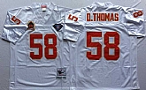 Men's Kansas City Chiefs #58 Derrick Thomas White Throwback Stitched Football Jersey,baseball caps,new era cap wholesale,wholesale hats