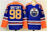 Men's Edmonton Oilers #98 Wayne Gretzky Royal 2025 With C Patch Stitched Hockey Jersey,baseball caps,new era cap wholesale,wholesale hats