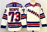 Men's New York Rangers #73 Matt Rempe White 2024-25 Away Stitched Hockey Jersey,baseball caps,new era cap wholesale,wholesale hats