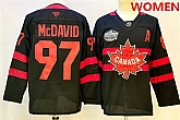 Women's Canada #97 Connor McDavid Black 2025 4 Nations Face-Off Premium With A Patch Stitched Jersey,baseball caps,new era cap wholesale,wholesale hats