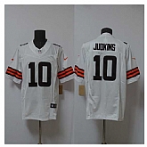 Men's Cleveland Browns #10 Quinshon Judkins White 2025 Draft F.U.S.E. Vapor Limited Stitched Jersey,baseball caps,new era cap wholesale,wholesale hats