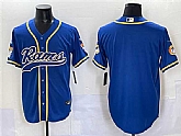 Men's Los Angeles Rams Blank Royal Cool Base Stitched Baseball Jersey,baseball caps,new era cap wholesale,wholesale hats