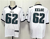 Men's Philadelphia Eagles #62 Jason Kelce White 2024 New Vapor Untouchable Limited Stitched Jersey,baseball caps,new era cap wholesale,wholesale hats