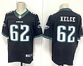 Men's Philadelphia Eagles #62 Jason Kelce Black 2024 New Vapor Untouchable Limited Stitched Jersey,baseball caps,new era cap wholesale,wholesale hats