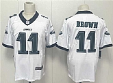 Men's Philadelphia Eagles #11 A.J. Brown White 2024 New Vapor Untouchable Limited Stitched Jersey,baseball caps,new era cap wholesale,wholesale hats
