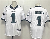 Men's Philadelphia Eagles #1 Jalen Hurts White 2024 New Vapor Untouchable Limited Stitched Jersey,baseball caps,new era cap wholesale,wholesale hats