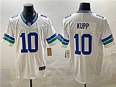 Men's Seattle Seahawks #10 Cooper Kupp White F.U.S.E. Throwback Vapor Limited Stitched Jersey,baseball caps,new era cap wholesale,wholesale hats