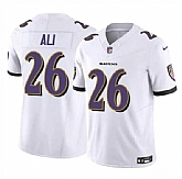 Men & Women & Youth Baltimore Ravens #26 Rasheen Ali White 2025 F.U.S.E. Vapor Limited Jersey,baseball caps,new era cap wholesale,wholesale hats