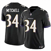 Men & Women & Youth Baltimore Ravens #34 Keaton Mitchell Black 2025 F.U.S.E. Vapor Limited Jersey,baseball caps,new era cap wholesale,wholesale hats