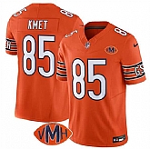 Men & Women & Youth Chicago Bears #85 Cole Kmet Orange 2025 F.U.S.E. With VMH Patch Vapor Untouchable Limited Stitched Jersey,baseball caps,new era cap wholesale,wholesale hats