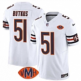 Men & Women & Youth Chicago Bears #51 Dick Butkus White 2025 F.U.S.E. With VMH Patch Vapor Untouchable Limited Stitched Jersey,baseball caps,new era cap wholesale,wholesale hats
