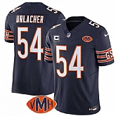Men & Women & Youth Chicago Bears #54 Brian Urlacher Navy 2025 F.U.S.E. With 4-Star C Patch VMH Patch Vapor Untouchable Limited Stitched Jersey,baseball caps,new era cap wholesale,wholesale hats