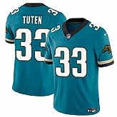 Men & Women & Youth Jacksonville Jaguars #33 Bhayshul Tuten Teal 2024 F.U.S.E. Prowler Throwback Vapor Limited Stitched Jersey,baseball caps,new era cap wholesale,wholesale hats