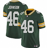 Men & Women & Youth Green Bay Packers #46 Amar Johnson Green 2025 Vapor Untouchable Limited Stitched Jersey,baseball caps,new era cap wholesale,wholesale hats