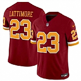Men & Women & Youth Washington Commanders #23 Marshon Lattimore Burgundy 2025 F.U.S.E. Throwback Limited Stitched Jersey,baseball caps,new era cap wholesale,wholesale hats