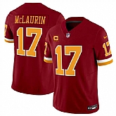Men & Women & Youth Washington Commanders #17 Terry McLaurin Burgundy 2025 F.U.S.E. 4-Star C Patch Throwback Limited Stitched Jersey,baseball caps,new era cap wholesale,wholesale hats