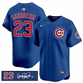 Men's Chicago Cubs #23 Ryne Sandberg Royal 'Ryne Sandberg Tribute' Vapor Limited V3 Stitched Jersey Dzhi,baseball caps,new era cap wholesale,wholesale hats