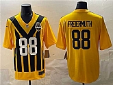 Men's Pittsburgh Steelers #88 Pat Freiermuth Gold 1933 Throwback Alternate Stitched Game Jersey,baseball caps,new era cap wholesale,wholesale hats