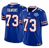 Men & Women & Youth Buffalo Bills #73 Dion Dawkins Blue 2025 F.U.S.E. With Farewell Patch Vapor Untouchable Limited Stitched Jersey,baseball caps,new era cap wholesale,wholesale hats