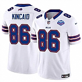 Men & Women & Youth Buffalo Bills #86 Dalton Kincaid White 2025 F.U.S.E. With Farewell Patch Vapor Untouchable Limited Stitched Jersey,baseball caps,new era cap wholesale,wholesale hats