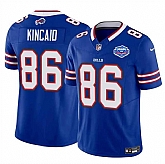 Men & Women & Youth Buffalo Bills #86 Dalton Kincaid Blue 2025 F.U.S.E. With Farewell Patch Vapor Untouchable Limited Stitched Jersey,baseball caps,new era cap wholesale,wholesale hats