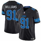 Men & Women & Youth Detroit Lions #91 Tyleik Williams Black 2025 F.U.S.E. Vapor Limited Stitched Game Jersey,baseball caps,new era cap wholesale,wholesale hats