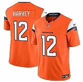Men & Women & Youth Denver Broncos #12 RJ Harvey Orange 2025 F.U.S.E. Vapor Limited Stitched Jersey,baseball caps,new era cap wholesale,wholesale hats
