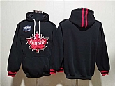 Men's Team Canada Blank Black Ageless Must-Have Lace-Up Pullover Hoodie,baseball caps,new era cap wholesale,wholesale hats