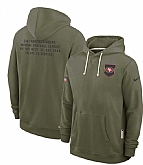 Men's San Francisco 49ers Olive 2025 Salute to Service Pullover Hoodie,baseball caps,new era cap wholesale,wholesale hats