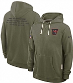 Men's Tampa Bay Buccaneers Olive 2025 Salute to Service Pullover Hoodie,baseball caps,new era cap wholesale,wholesale hats