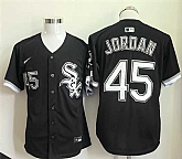 Men's Chicago White Sox #45 Michael Jordan Black Limited Stitched Jersey,baseball caps,new era cap wholesale,wholesale hats
