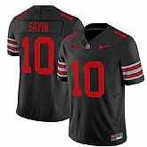 Men's Ohio State Buckeyes #10 Julian Sayin Black F.U.S.E. Stitched Football Jersey Dzhi,baseball caps,new era cap wholesale,wholesale hats