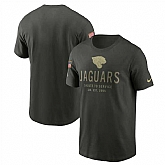 Men's Jacksonville Jaguars Forest Green 2025 Salute to Service Sideline Primary Edge Dri-FIT T-Shirt,baseball caps,new era cap wholesale,wholesale hats