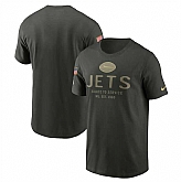 Men's New York Jets Forest Green 2025 Salute to Service Sideline Primary Edge Dri-FIT T-Shirt,baseball caps,new era cap wholesale,wholesale hats