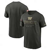 Men's Washington Commanders Forest Green 2025 Salute to Service Sideline Primary Edge Dri-FIT T-Shirt,baseball caps,new era cap wholesale,wholesale hats
