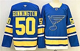 Men's St. Louis Blues #50 Jordan Binnington Blue 2025 Stitched Hockey Jersey,baseball caps,new era cap wholesale,wholesale hats