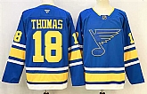Men's St. Louis Blues #18 Robert Thomas Blue 2025 Stitched Hockey Jersey,baseball caps,new era cap wholesale,wholesale hats