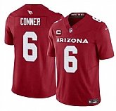 Men's Arizona Cardinals #6 James Conner Red 2025 F.U.S.E. With 4-Star C Patch Vapor Untouchable Limited Stitched Jersey Dzhi,baseball caps,new era cap wholesale,wholesale hats