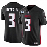 Men's Atlanta Falcons #3 Jesse Bates III Black 2025 F.U.S.E With 4-Star C Patch Vapor Untouchable Limited Stitched Jersey Dzhi,baseball caps,new era cap wholesale,wholesale hats