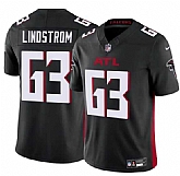 Men's Atlanta Falcons #63 Chris Lindstrom Black 2025 F.U.S.E. Vapor Untouchable Limited Stitched Jersey Dzhi,baseball caps,new era cap wholesale,wholesale hats
