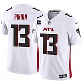 Men's Atlanta Falcons #13 Bradley Pinion White 2025 F.U.S.E With 1-Star C Patch Vapor Untouchable Limited Stitched Jersey Dzhi,baseball caps,new era cap wholesale,wholesale hats